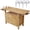 Natural#1, variant on , Wood Workbench - Wooden Workbench for Garage Workshop and Home, with Bar Clamps Set 24 inch x 4-3/4 inch Throat,Pack of 2, Natural ,Rubber Wood ,