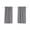 thumbnail image 7 of AUQ Small Window Curtains,Kitchen/Bathroom/Kids Bedroom Decor Thermal Insulated Window Short Curtain Room Darkening Window Curtain Tiers Bathroom Curtains Window, 7 of 7