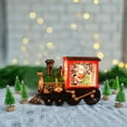 thumbnail image 6 of CASAFUN Christmas Snow Globe Lantern-Santa in Musical Train ​LED Glittering,Battery Operated & USB Operated Music Box for Christmas Home Decoration and Gift, 6 of 6