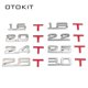 thumbnail image 2 of Metal Coche 1.6T 1.8T 2.0T 2.8T Logotipo Pegatina Emblema Insignia Pegatinas Para Mazda KIA Renault TOYOTA BMW Ford Focus Estilo huangjie unisex, 2 of 2