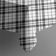 thumbnail image 4 of Black White Plaid Checkered Pattern Rectangle Tablecloth 60"x102",Waterproof Polyester Rectangle Table Cloth, Wipeable Spillproof Polyester Tablecloth for Dining, Camping, Indoor and Outdoor, 4 of 6