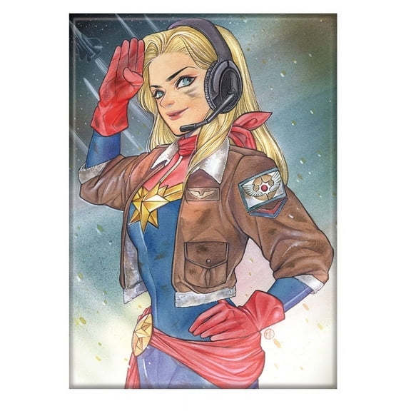 Marvel Captain Marvel 16 Momoko Variant Magnet Magnet Ata-Boy Magnet 2.5" X 3.5"