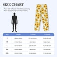 thumbnail image 4 of Balery Artistic Marble Pattern Sunflower print Men's Pajama Pants,Ultra Lightweight Pjs,Lounge Pant-Large, 4 of 9