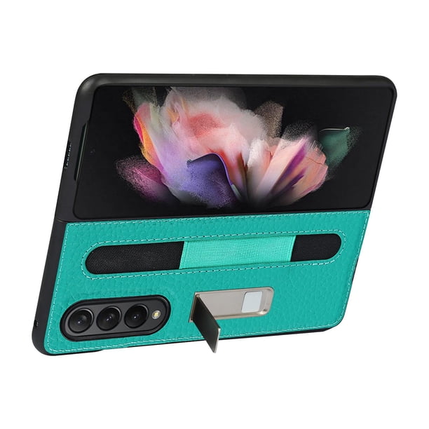 Estuche Para Teléfono Compatible Con Galaxy Z Fold 3 5G Estuche Con Portalápices Funda De Cuero Antideslizante A Prueba De Golpes Para Teléfono Advancent EL017966-03