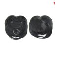 thumbnail image 3 of CAROOTU Seamless Silks-Base Hair Topper Fringe Hairpiece Straight Clip in Forehead Topper with Wispy Bangs, 3 of 7