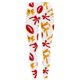 thumbnail image 2 of TaTaai Women Casual Rugby Random Print Yoga Leggings Skinny Fit Stretchy Material Ladies Gym Exercise Daily Commute Wear Non-See-Through Machine Washable Stylish Comfortable Pants Gift, 2 of 5