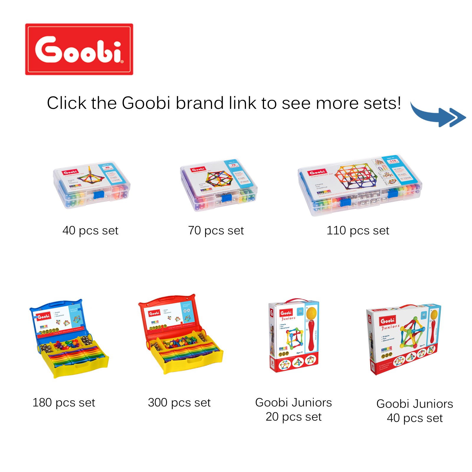 goobi 300 piece construction set