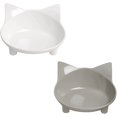 thumbnail image 1 of Cat Bowls Cat Food Bowl Non Slip Pet Bowl Shallow Cat Water Bowl Cat Feeding Wide Bowls to Stress Relief of Whisker Fatigue Dog Bowl Dish for Puppy Cats Rabbits Small Animals(Safe Food-Grade Material), 1 of 5