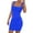 Blue, variant on Spring Summer Dresses for Women 2025 Women's Sexy Summer Form Fitting Square Neck Sleeveless Tank Dress Sundresses for Women, Womens Dresses Yellow S