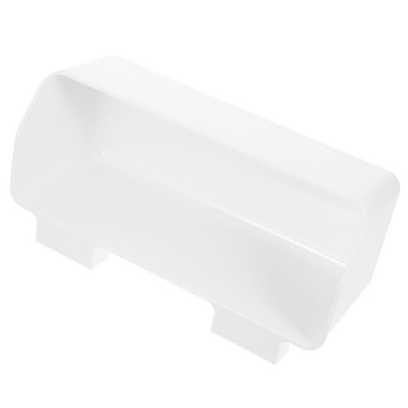 IDEANATEGRATE Hanging Cabinet Door Organizer 1Pack Kitchen Organization White Rectangular PP for Home Kitchen