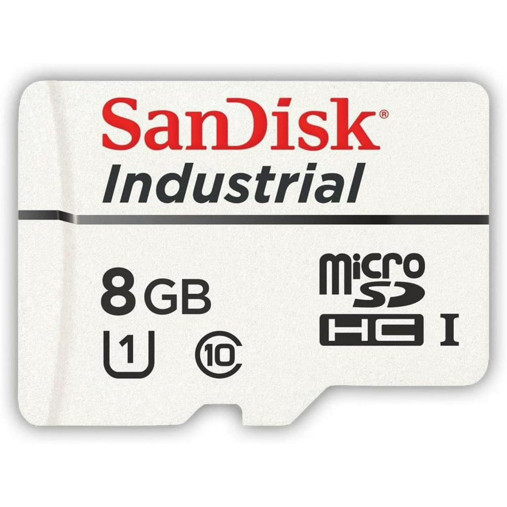 Sandisk Industrial Mlc Microsd Sdhc Uhs I Class 10 Sdsdqaf3 008g I With Sandisk Adapter 8gb 0712