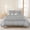 Gray, variant on 3 Pieces King Quilt Set,Forest Gorilla Wild Animal Trees Silhouette Soft Bedding Sets with 1 Quilt & 2 Pillow Shams,Vintage Linen Summer Bedspread Lightweight Coverlet Comforter for All Season