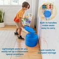 thumbnail image 4 of ECR4Kids CircleSpots Flexible Seating Floor Pads, Classroom Essentials, Blue, 10-Pack, 4 of 9