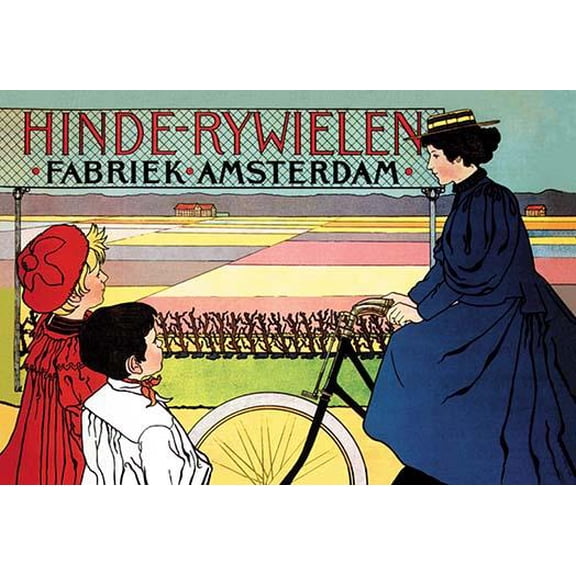 Hinde-Rywielen Factory in Amsterdam Museum quality giclee print canvas wrap(20" x 30")