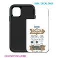 thumbnail image 2 of DistinctInk Custom SKIN / DECAL compatible with OtterBox Defender for iPhone 11 (6.1" Screen) - Psalm 37:5 - Commt Your Way to the Lord, 2 of 5