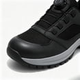 thumbnail image 5 of CHICVOMEY Men's Rotary Knob Quick Lace Hiking Shoes Breathable Mesh No Tie Outdoor Shoes Non-Slip Shock Absorption Low Top Trekking Shoes for Men Work Casual Trail Running, 5 of 8