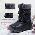 thumbnail image 3 of Nova Utopia Boys Girls Snow Boots NFWB03 BlackGrey 1, 3 of 7