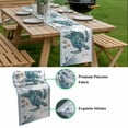 thumbnail image 5 of Coastal Turtle Table Runner - 48 Inch Long, Kitchen Dining Table Runner Dresser Scarves, Nautical Starfish Coral Jellyfish Stripes Farmhouse Decor for Coffee Tables Wedding Party Banquet, 5 of 8