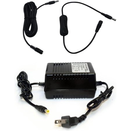 MyVolts 9V Power Supply Adaptor Compatible with Lexicon MPX100 Effects Processor - US Plug - with Extension and Inline Switch