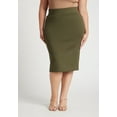 thumbnail image 2 of ELOQUII Women's Plus Size Neoprene Pencil Skirt, 2 of 6