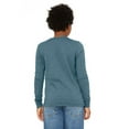thumbnail image 2 of CN 3501Y YOUTH JERSEY LS TEE (HTHR DEEP TEAL S), 2 of 4