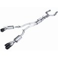 thumbnail image 1 of AWE Tuning Exhaust System Kit 3015-43625 Touring Edition Cat-Back System; T304 Stainless Steel; With Muffler; Dual Exhaust With Dual Exits; Rear Exit; 4.5 Inch Diamond Black Tips, 1 of 1