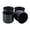Black, variant on Cabtherlyn 4.25" Push Through Center Caps for Trailer Truck RV Wheel Rims 4.25" Center Bore Chrome Carbon Steel, 4.25" Center Hole, 3.66" Height, 2Pack, Silver