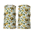 thumbnail image 2 of Gaeub Bees and Flower Men's Mesh Basketball Jersey, Quick-Drying Sleeveless Top S-4XL, Loose Muscle Tank Top -X-Large, 2 of 9