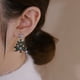 thumbnail image 3 of Guardurnaity 1 par de pendientes para mujer, pendientes de estrella con diamantes de imitación, adornos para las orejas de aleación, joyería para Ropa, zapatos y accesorios Miscelánea, 3 of 6
