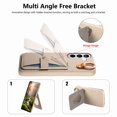 thumbnail image 2 of FOXDOCK Case for Samsung Galaxy S26 Pro, Multiple Stands, Ring Design, Wallet Function and Advanced Protection - Khaki, 2 of 5