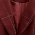 thumbnail image 6 of Aimik Women's Plaid Wool Blend Pea Coat with Lapel Collar Classic Mid Length Jacket for Formal and Daily Wear, 6 of 6