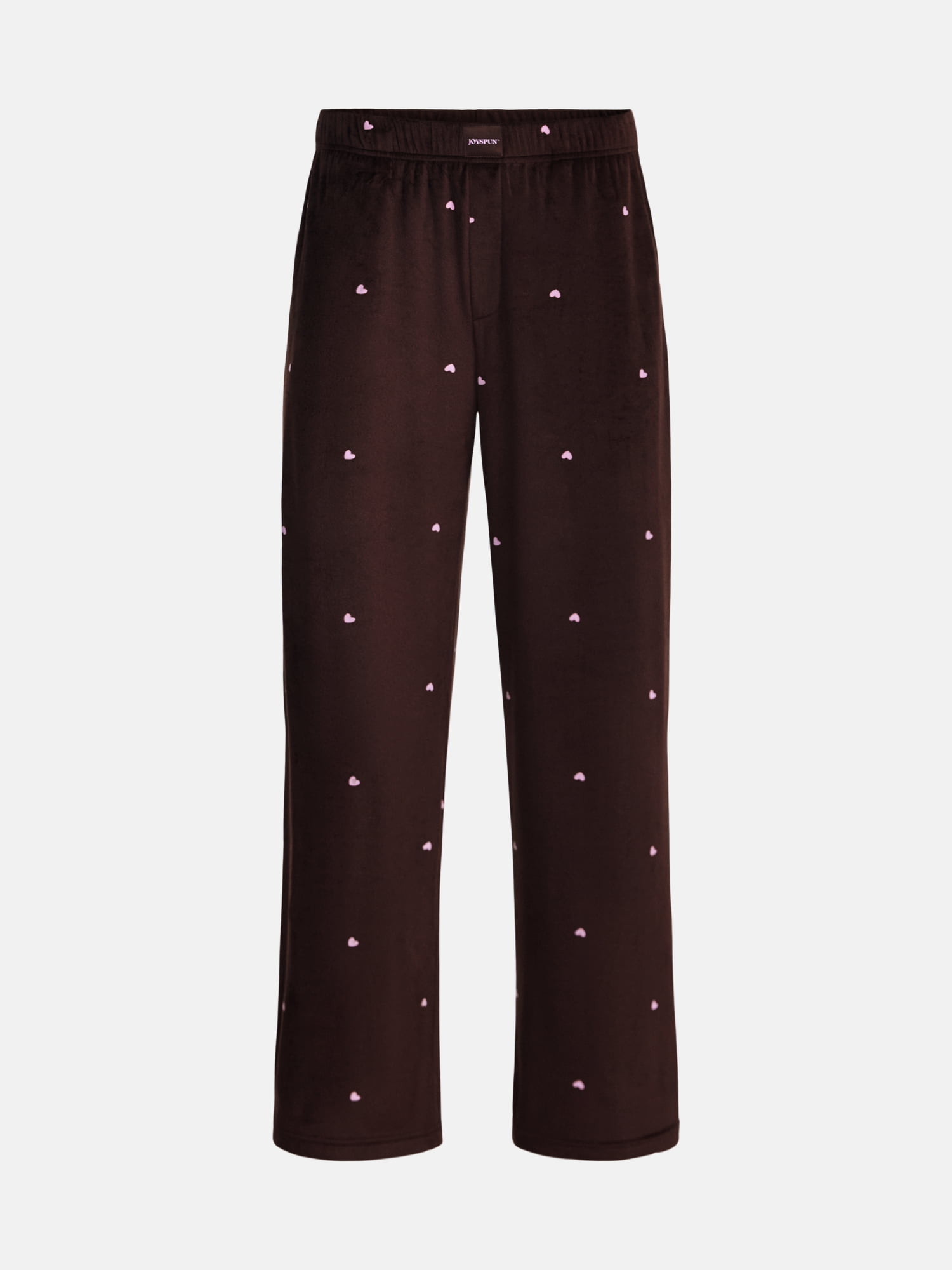 Joyspun Women's Velour Sleep Pants, Sizes XS-3X