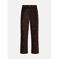 thumbnail image 6 of Joyspun Women's Velour Sleep Pants, Sizes XS-3X, 6 of 6