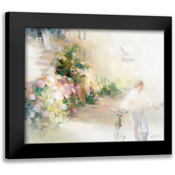 Haenraets, Willem 14x12 Black Modern Framed Museum Art Print Titled - Two happy people