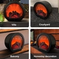 thumbnail image 4 of Simulation Fireplace Firewood Lanterns Lamp Flameless Decorative Portable LED Lantern Battery Operated and USB Operated Home Decoration Night Light, 4 of 8