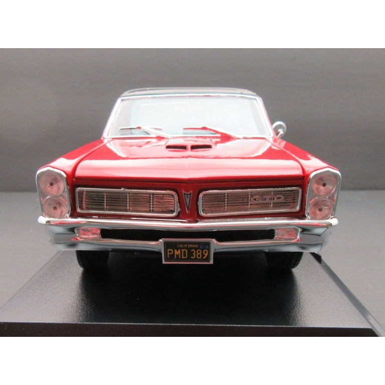 1965 Pontiac GTO Red 1:18 Metal Die Cast Maisto - Walmart.com