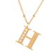 thumbnail image 2 of Juego Joyería Mujer, Collar Aretes Inicial Letras LuckyLy, Acero Inoxidable Baño de Oro 18k dorado UNITALLA, 2 of 6