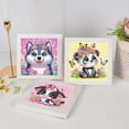 thumbnail image 2 of 6 Pack Diamond Painting for Kids,Animals Diamond Art Kits for Kids Arts and Crafts for Kids Ages 8-12 Kids' Mosaic Kits DIY Paint by Number Diamond Dots for Home Wall Decor 6 X 6Inch, 2 of 5