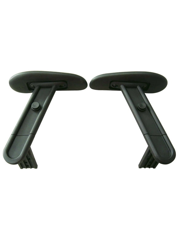 Office Star Adjustable Plastic Black Arms Fits All Drafting Chairs Only
