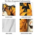 thumbnail image 4 of luoweisi Men's Beach Shorts Quick Dry Swim Trunks with Mesh Lining Sunflower Unicorn M, 4 of 5