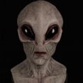 thumbnail image 2 of Máscara Alienígena Halloween Cabeza Completa Látex para Cosplay (oscuro), 2 of 3