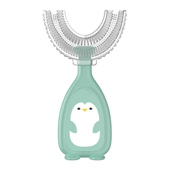 Children Soft U-shape 360 Thorough Cleansing Toothbrush For Ages 2~12 Yearsl
