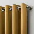 thumbnail image 3 of Sun Zero Nolan Energy Efficient Blackout Grommet Single Curtain Panel, 54" X 95", Gold, 3 of 10