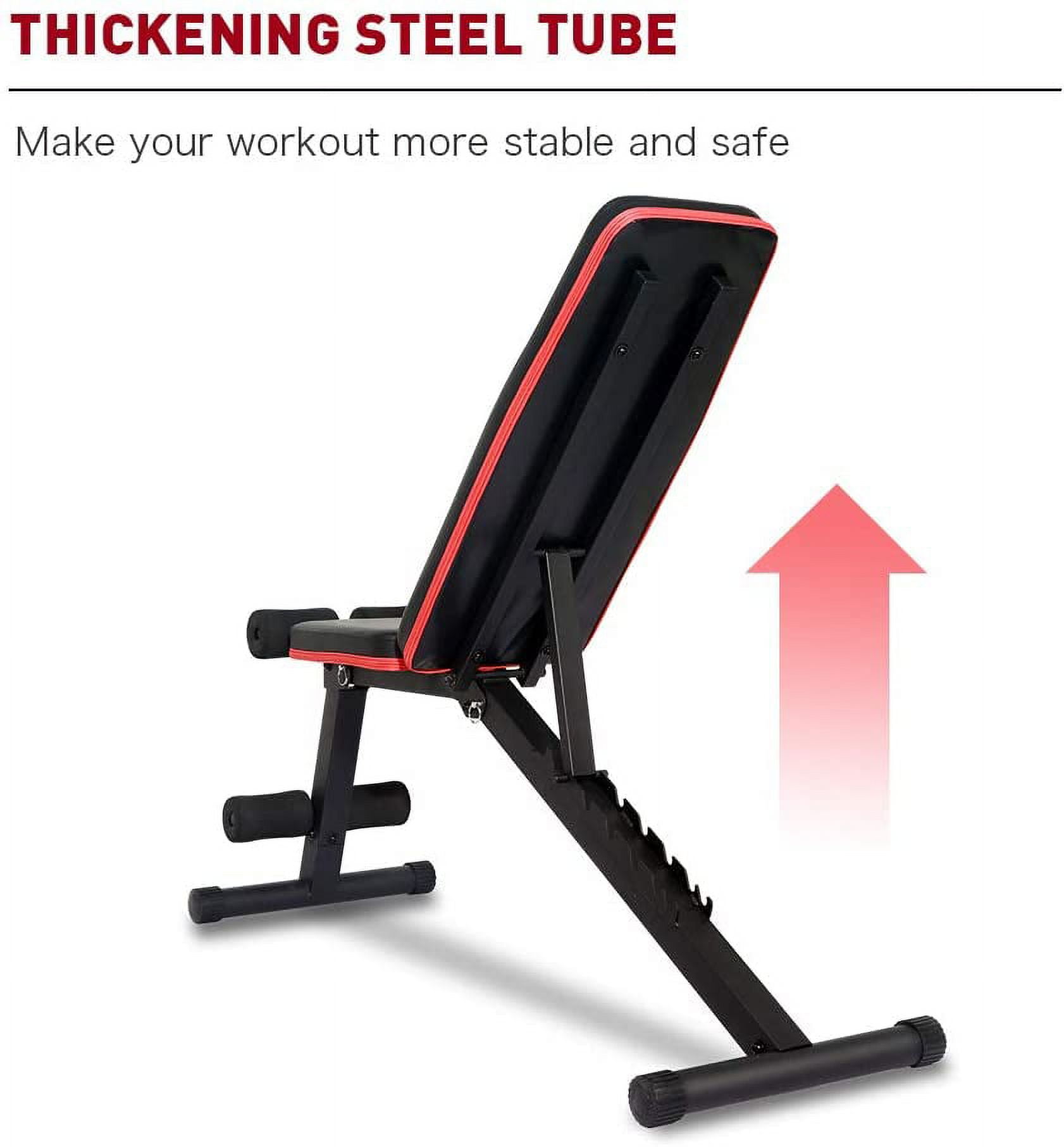 PASYOU Multifunction Fitness Bench Adjustable Strength Training Full Body Workout Home Gym Walmart