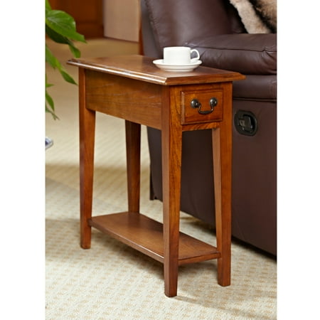 table inch end oak chairside medium hardwood