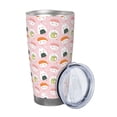thumbnail image 2 of Fuzoiu Cute Sushi (2) Print 20oz Tumbler, Stainless Steel Vacuum Insulated Car Cup, Insulated Coffee Mug,Travel Mug with Lid,Thermal Cup for Outdoor-Straw Three-piece Set, 2 of 8