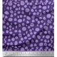 thumbnail image 1 of Soimoi Purple polyester Crepe Fabric Tumble Stone Abstract Print Fabric by Yard 52 Inch Wide, 1 of 5