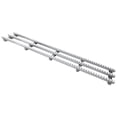 thumbnail image 4 of 78.7*11.8 Inch Unpowered Portable Conveyor Roller Conveyor Belt Table Portable Ramp Unloading Slide 3 Rows Rollers, 4 of 9