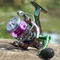 thumbnail image 3 of Carrete de pesca giratorio intercambiable de mano derecha/izquierda carrete de copa de línea de Metal 3 + 1 rodamientos rueda accesorios de aparejos de pesca Hugtrwg Para estrenar, 3 of 9
