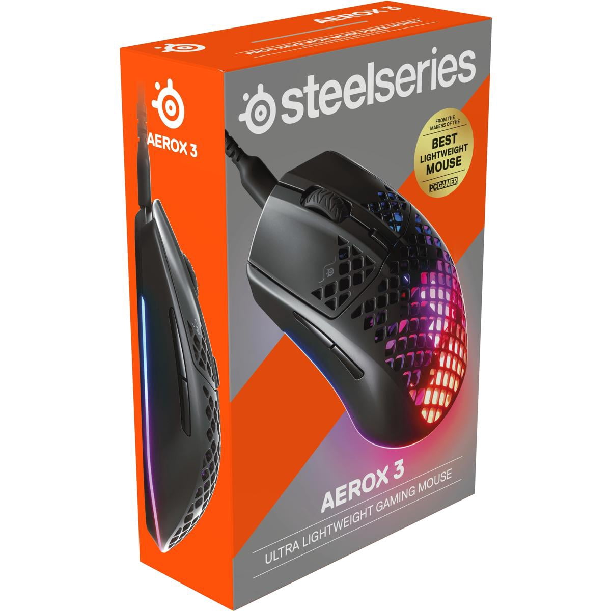 SteelSeries AEROX 3 Wired 2022 Edition, Black